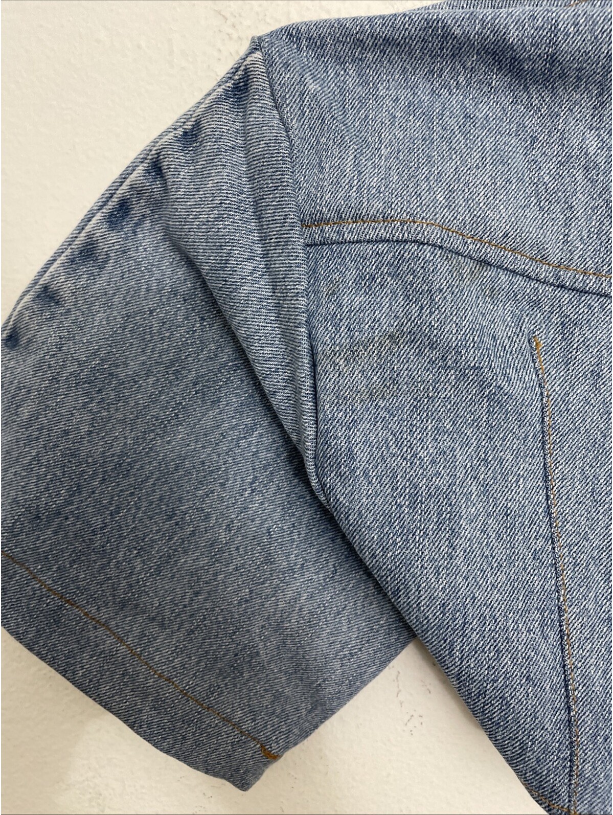 Sami Miro Vintage Short Sleeve Denim Bolero Blue Size S Nwt $325msrp — image 8 of 8